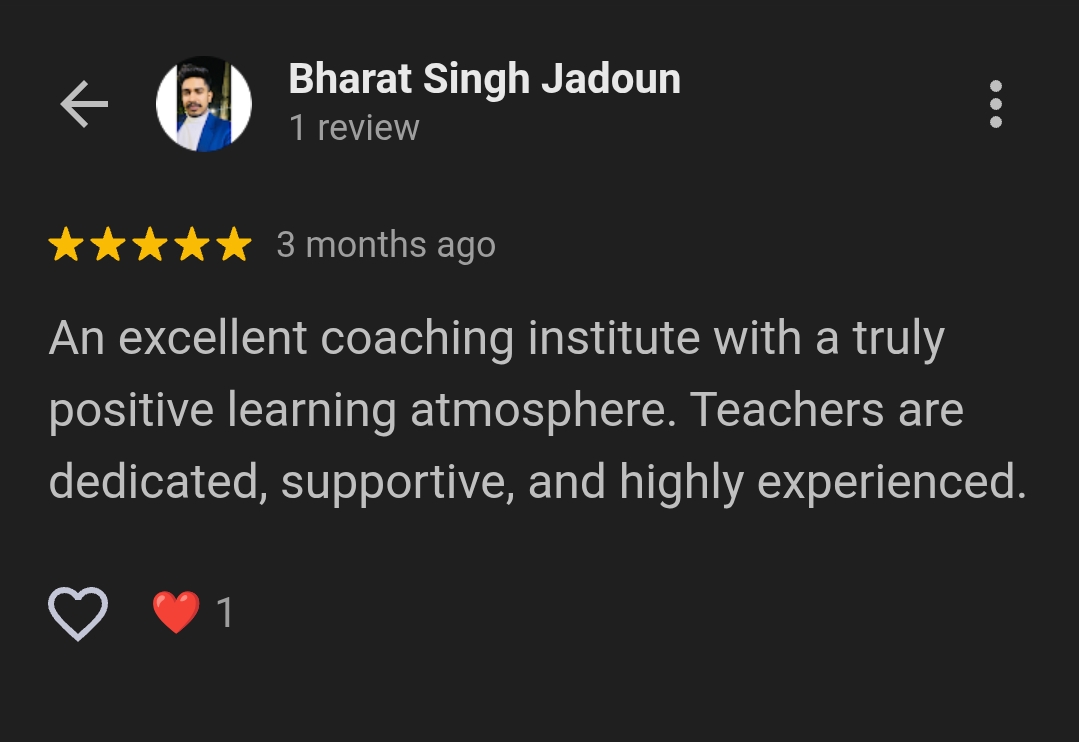 Student Testimonial